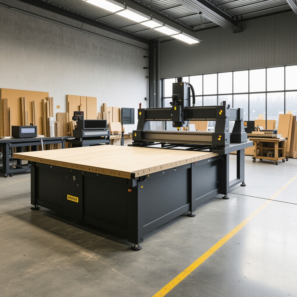 Modern woodworking tools and eco-friendly finishing products for wood upcycling with metal and glass
