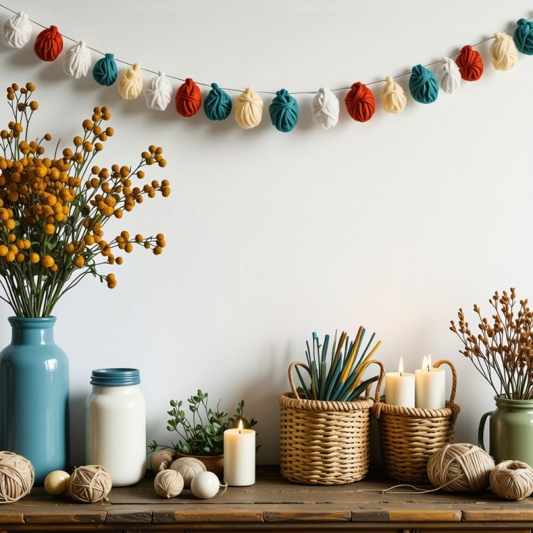 Einfache DIY-Anleitungen für kreative Deko im Haus