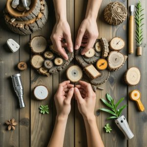 Upcycling Ideen Holz: Nachhaltige Deko zum Selbermachen