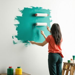 Wände streichen Techniken: Moderne Farbtrends und Anleitungen 2024