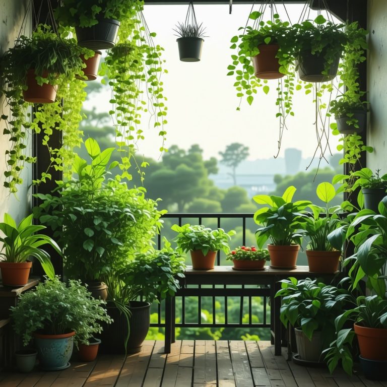 Balkon bepflanzen: Frische DIY–Ideen für deinen grünen Rückzugsort 2024