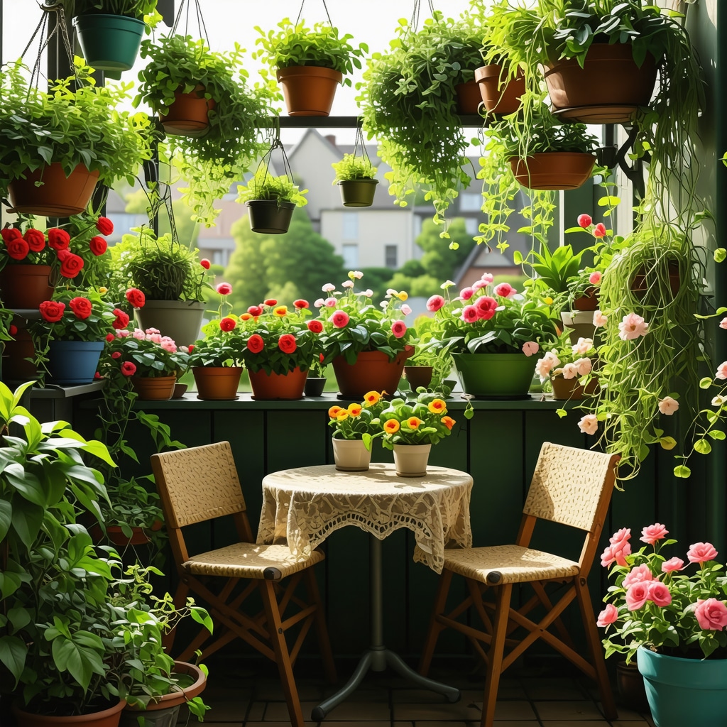 Balkon bepflanzen: Kreative Ideen für grüne Mini-Gärten im Frühling