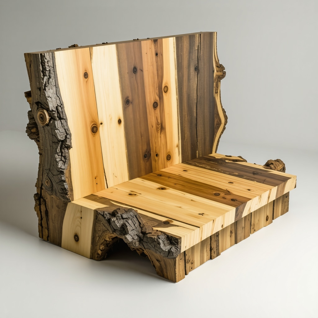 Recycled wood DIY project for sustainable furniture