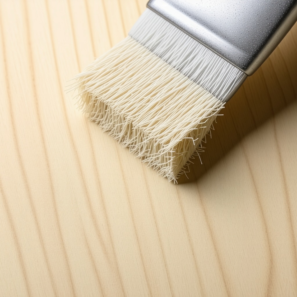 Close-up of nanotech coating application on wooden furniture showing detailed craftsmanship