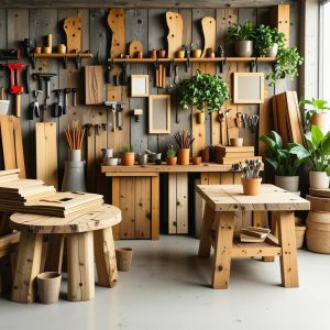 Upcycling Ideen: Nachhaltige Holzprojekte für Heimwerker und Dekofans