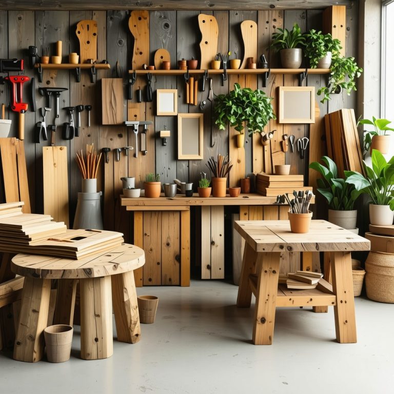 Upcycling Ideen: Nachhaltige Holzprojekte für Heimwerker und Dekofans